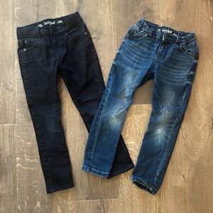 2 pairs boys skinny jeans